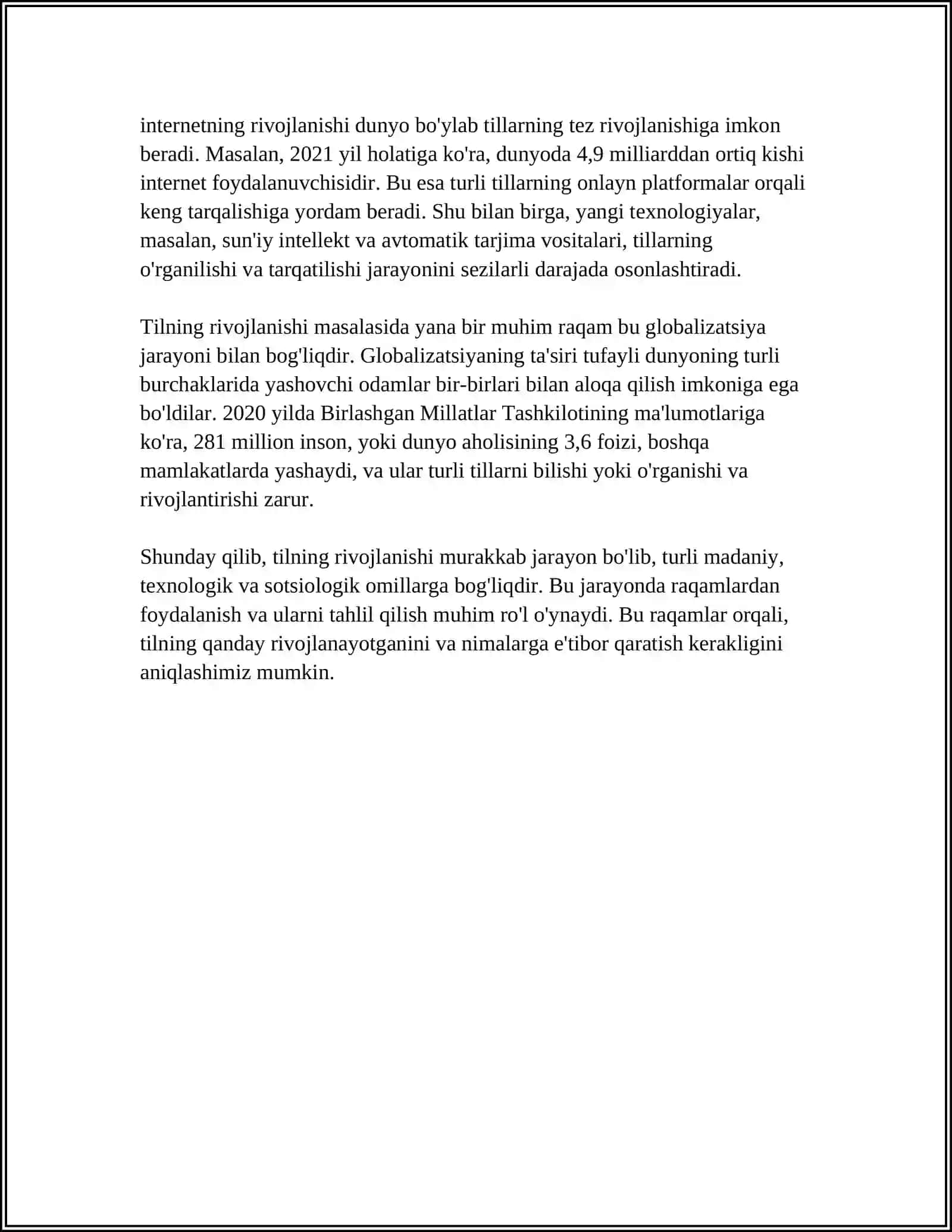 LANGUAGE AND SPEECH 4