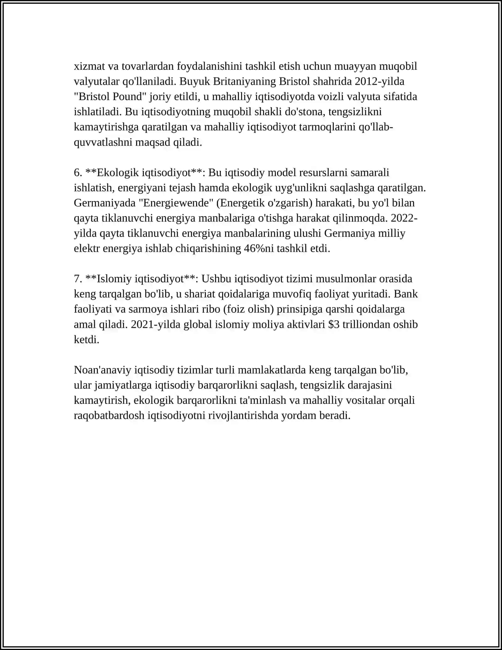 YASHIRIN IQTISODIYOT VA UNGA INSTITUTSIONAL YONDASHUV 4