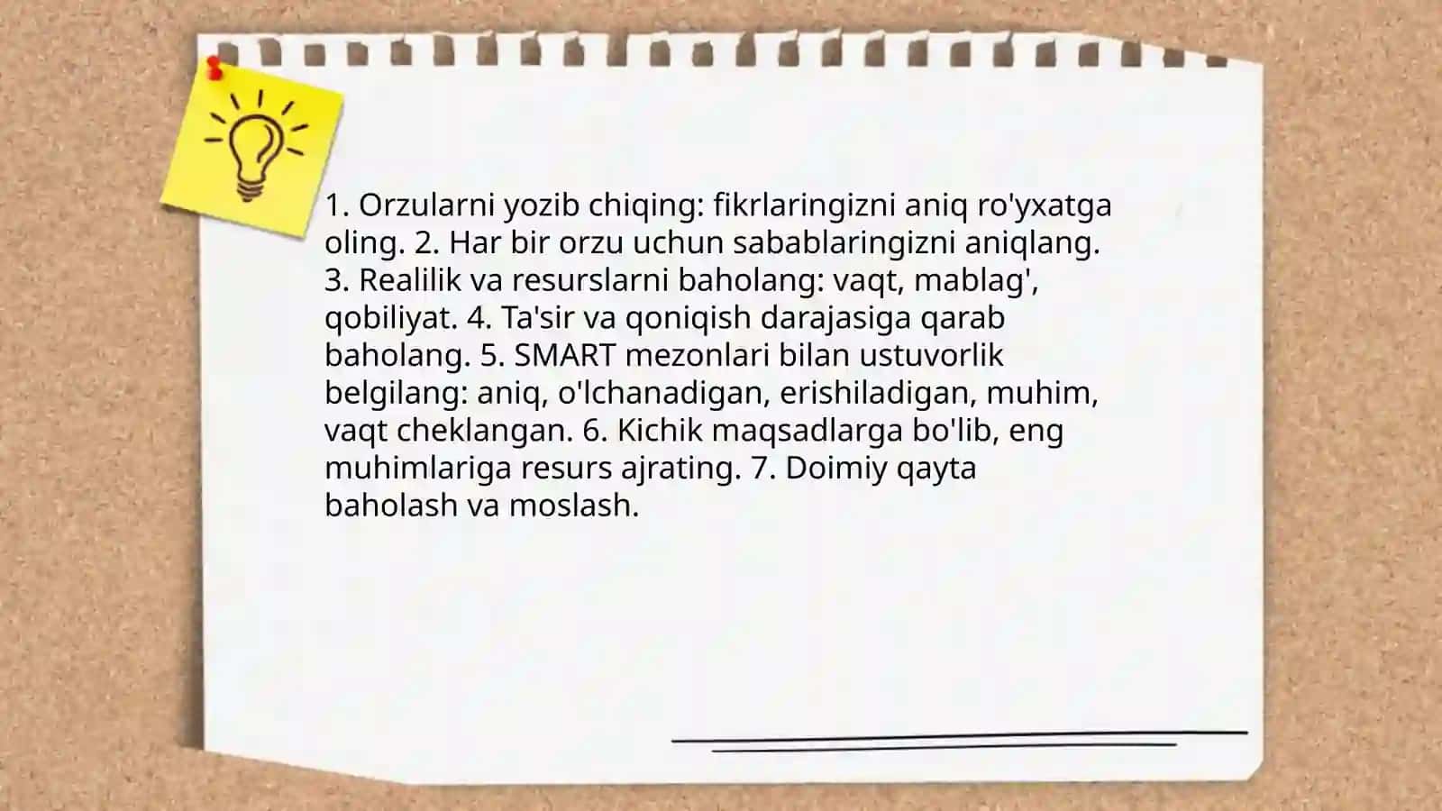 Orzu va maqsadga erishish 4