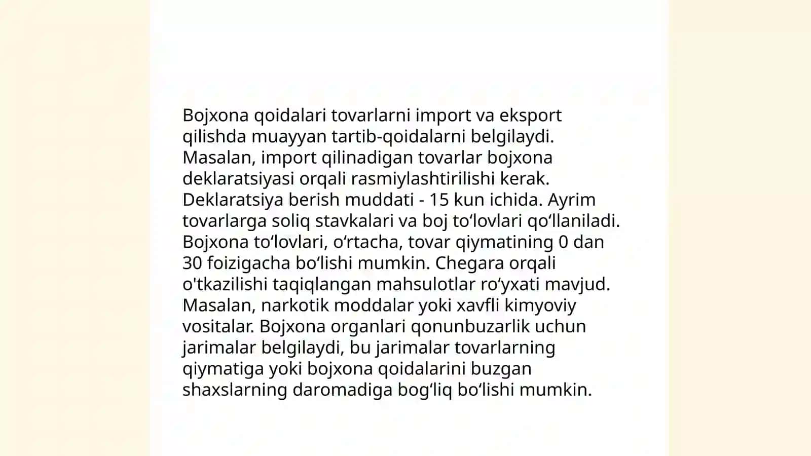 Kontrabanda va bojxona qoidalarining buzilishi 4