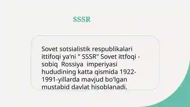 Sovet ittifoqi va uning qibatlari 4