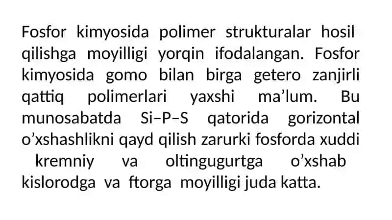 Fosfor va uning hossalari 4