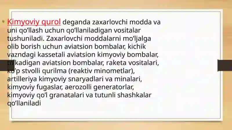 KIMYOVIY QUROL 4