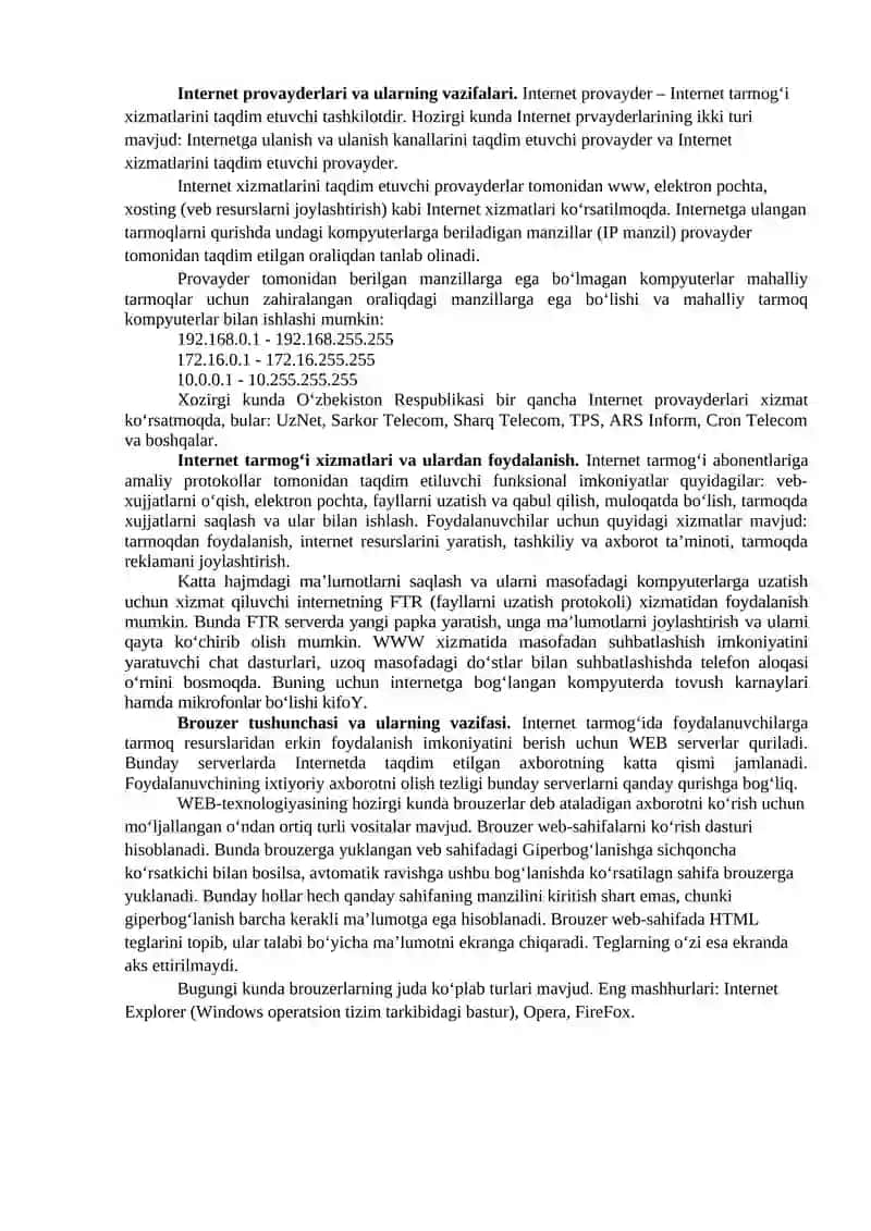 Internet, elektron pochta va masofaviy ta'lim tizimlari 4
