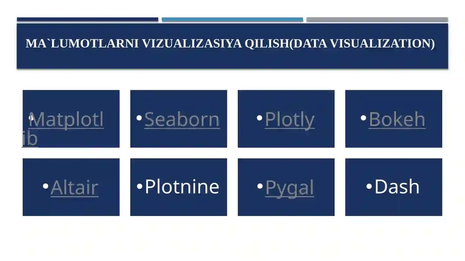 Numpy kutubxonasida ikki o`lchovli array metodlari 4