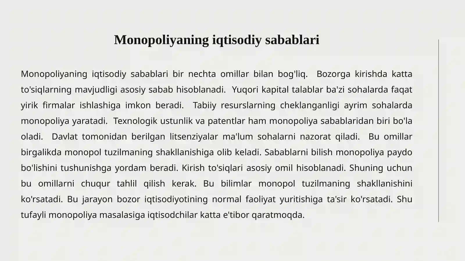 MONOPOLIYANING IQTISODIY ASOSI 4