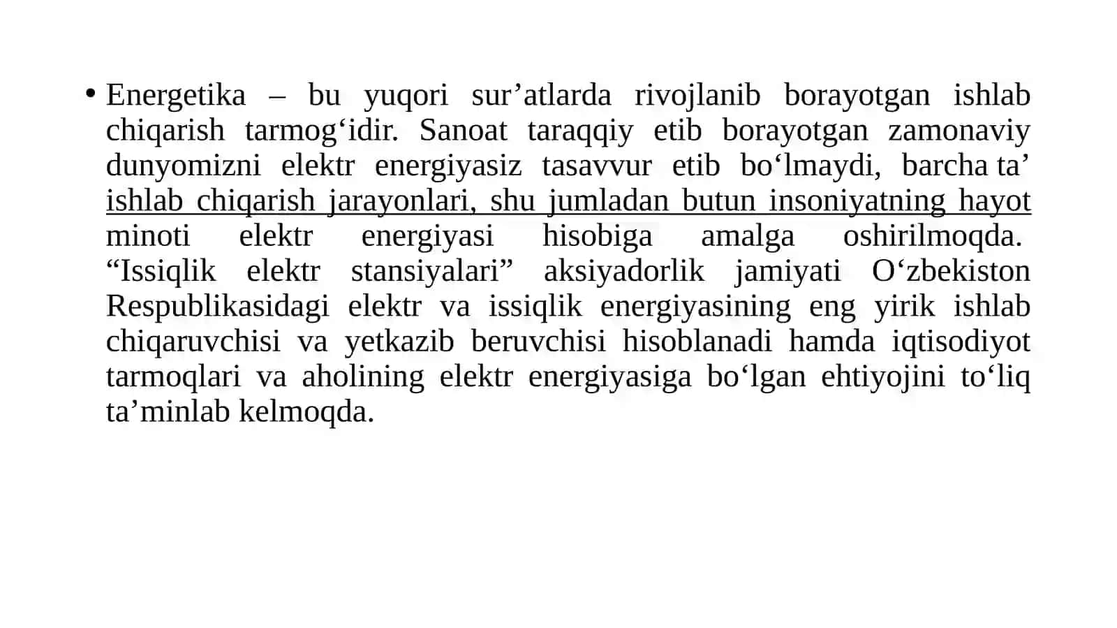 Energetik resurslarning qazib olish mamlakatdagi ekologik vaziyatning ta’siri 4