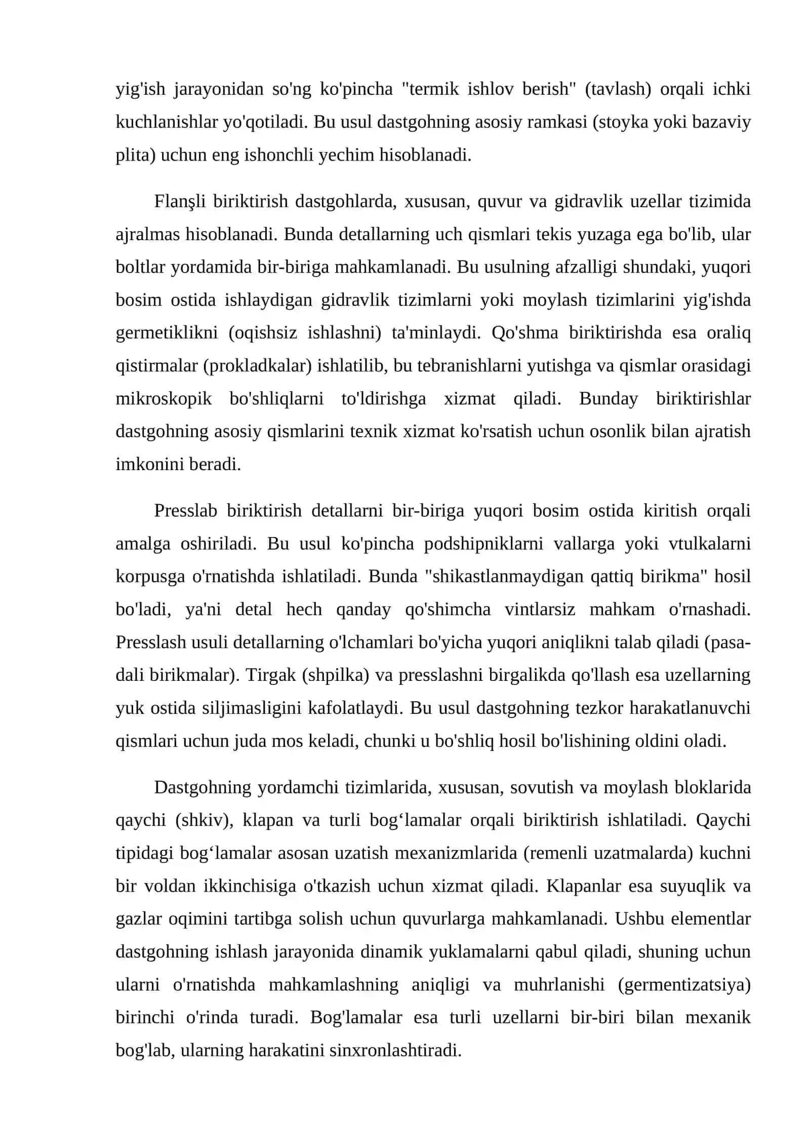 Dastgohlar va ularning qismlari 4