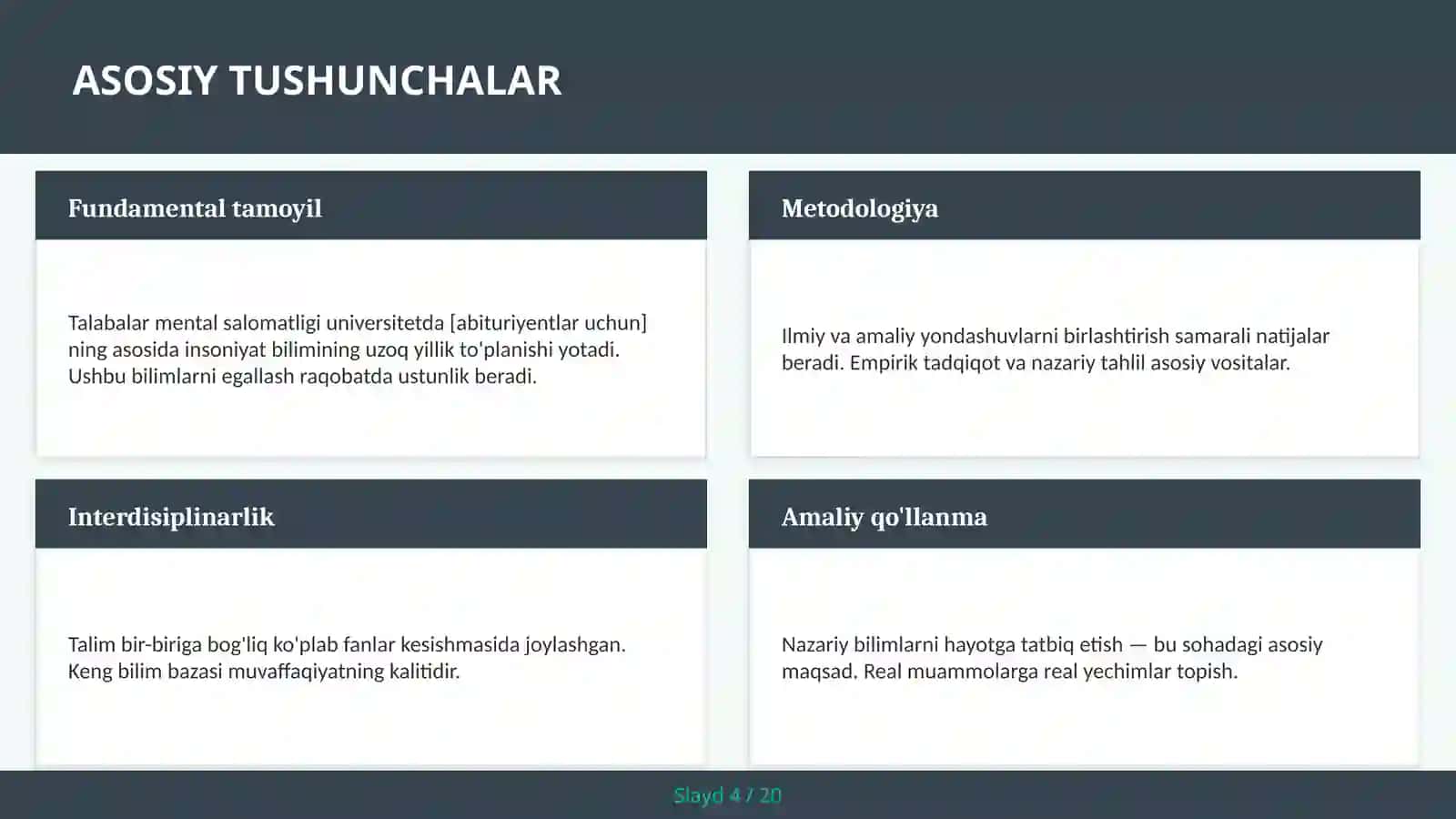 Talabalar mental salomatligi universitetda [abituriyentlar uchun] 4
