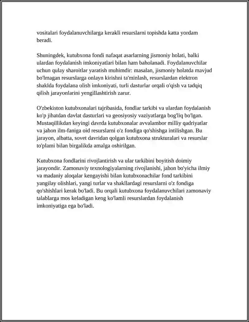 Kutubxonalarning Tavsifi 4