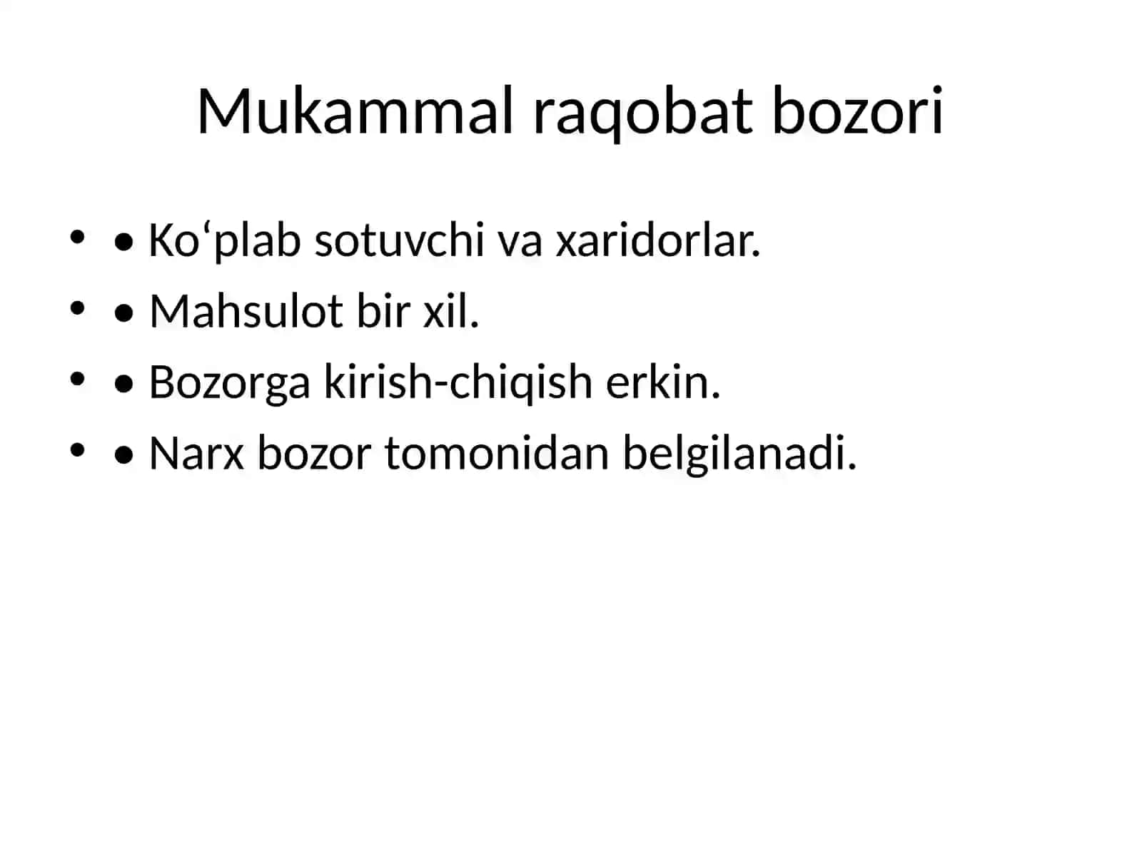 Raqobat tushunchasi 4