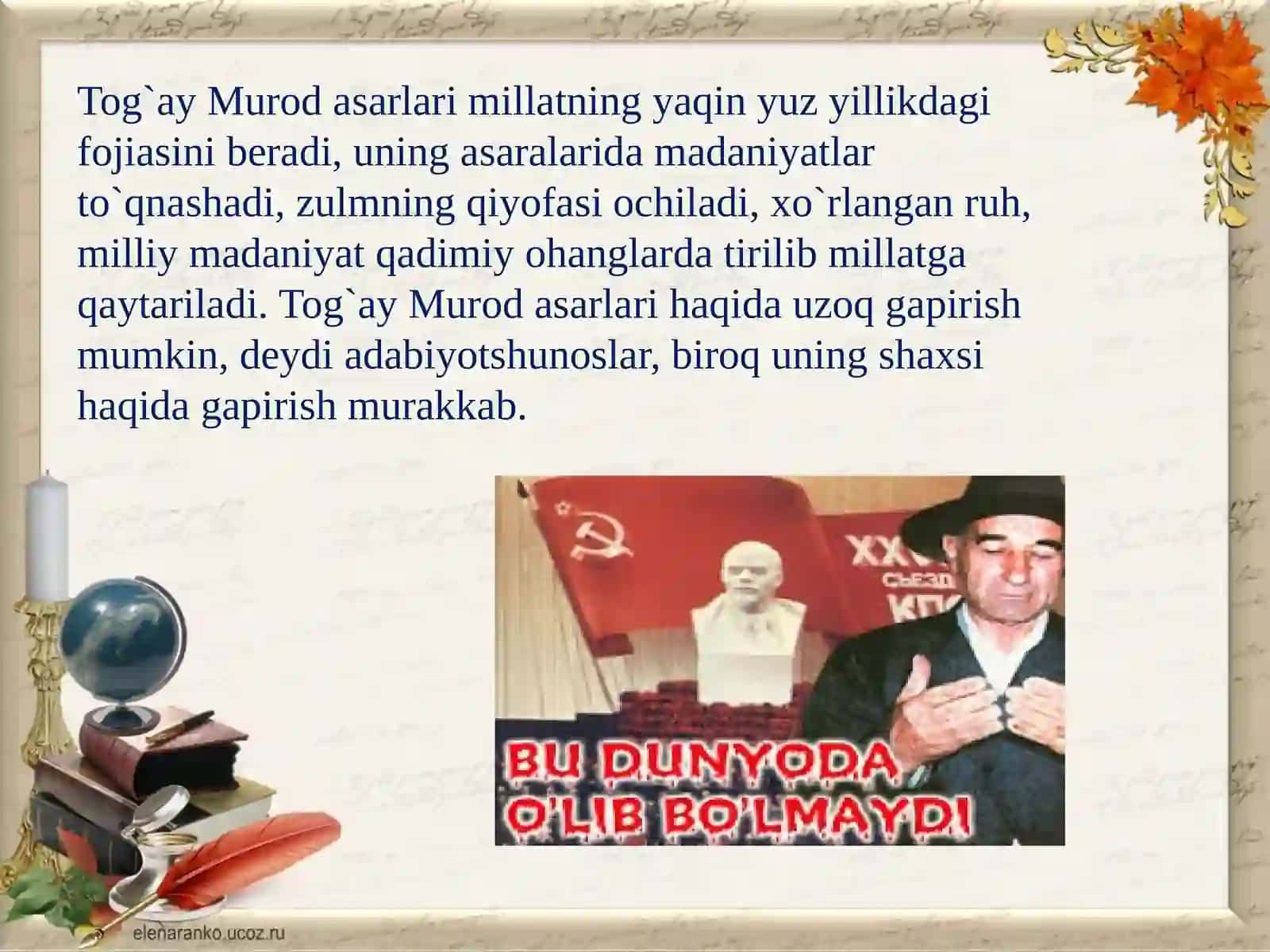 Tog’ay Murod qissalari va milliylik masalalarining yoritilishi 4