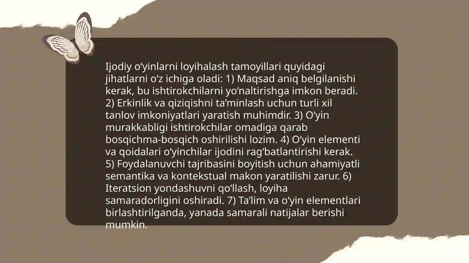 Ta'limda ijodiy oʻyinlarni loyihalash 4