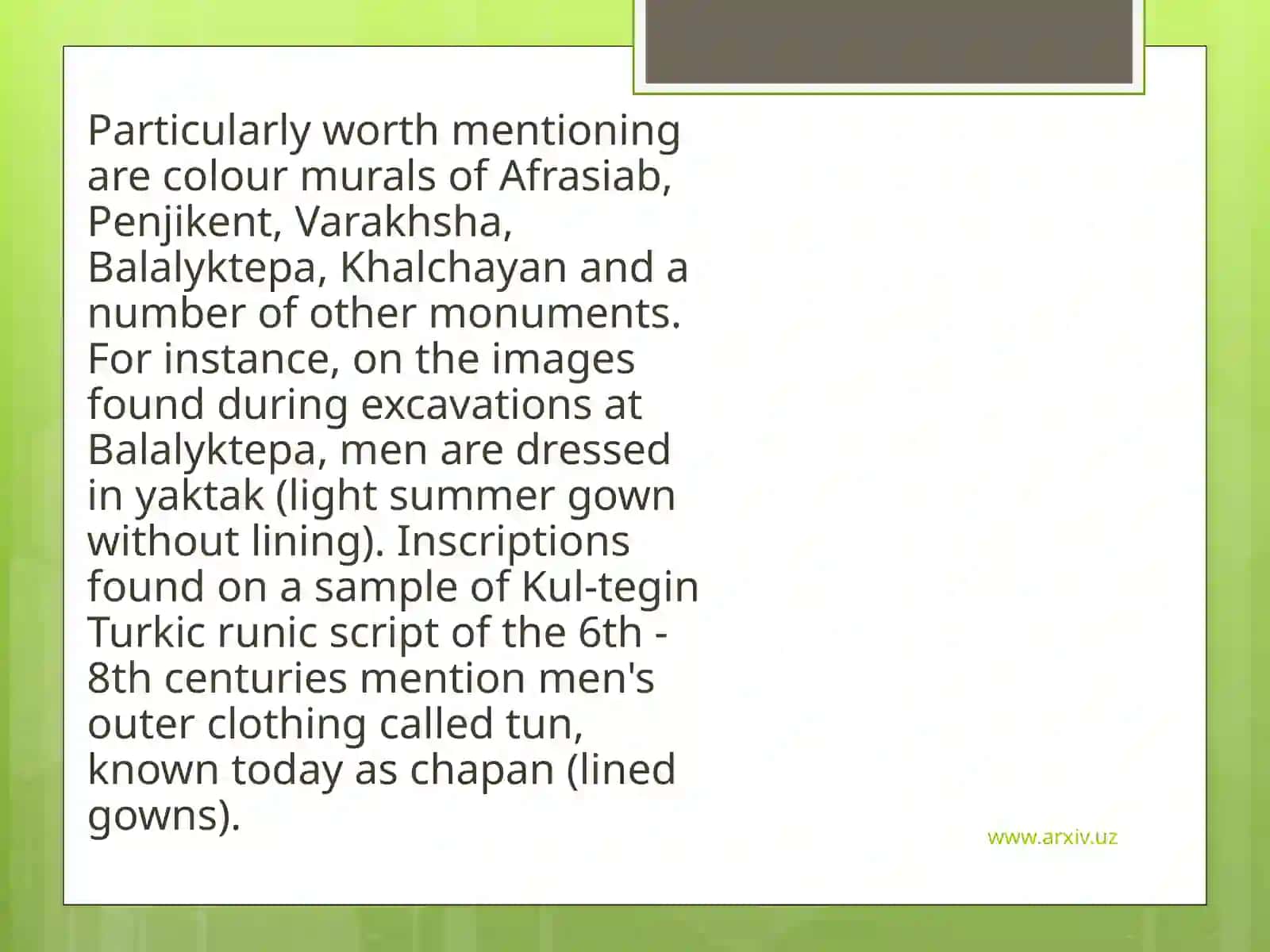 Uzbek National Costume 4