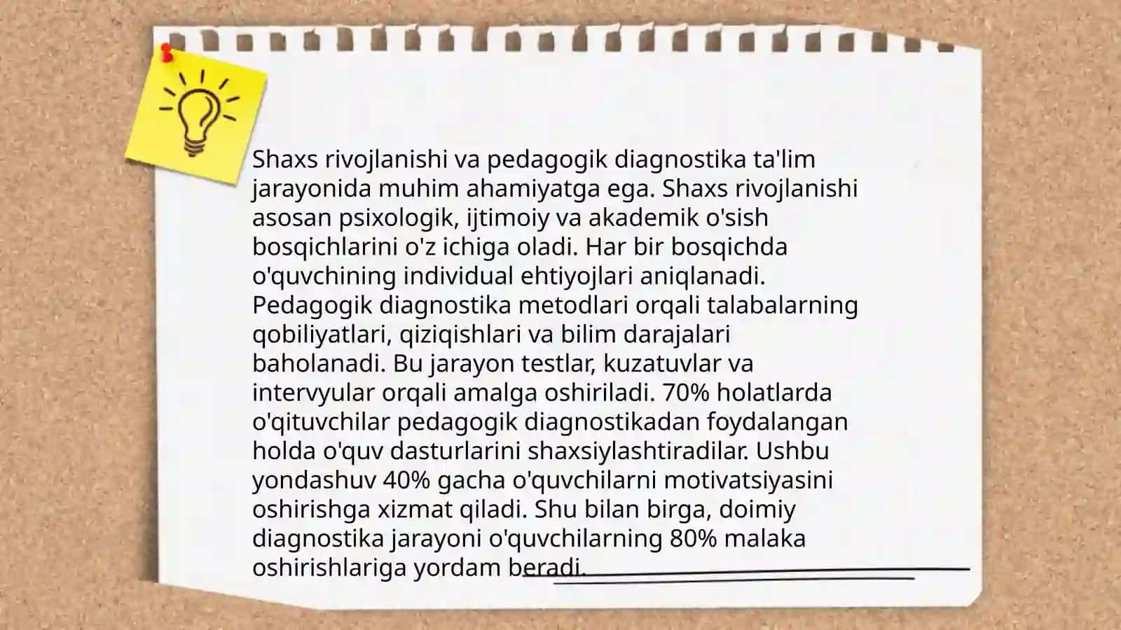 Pedagogik diagnostika tushunchasi 4