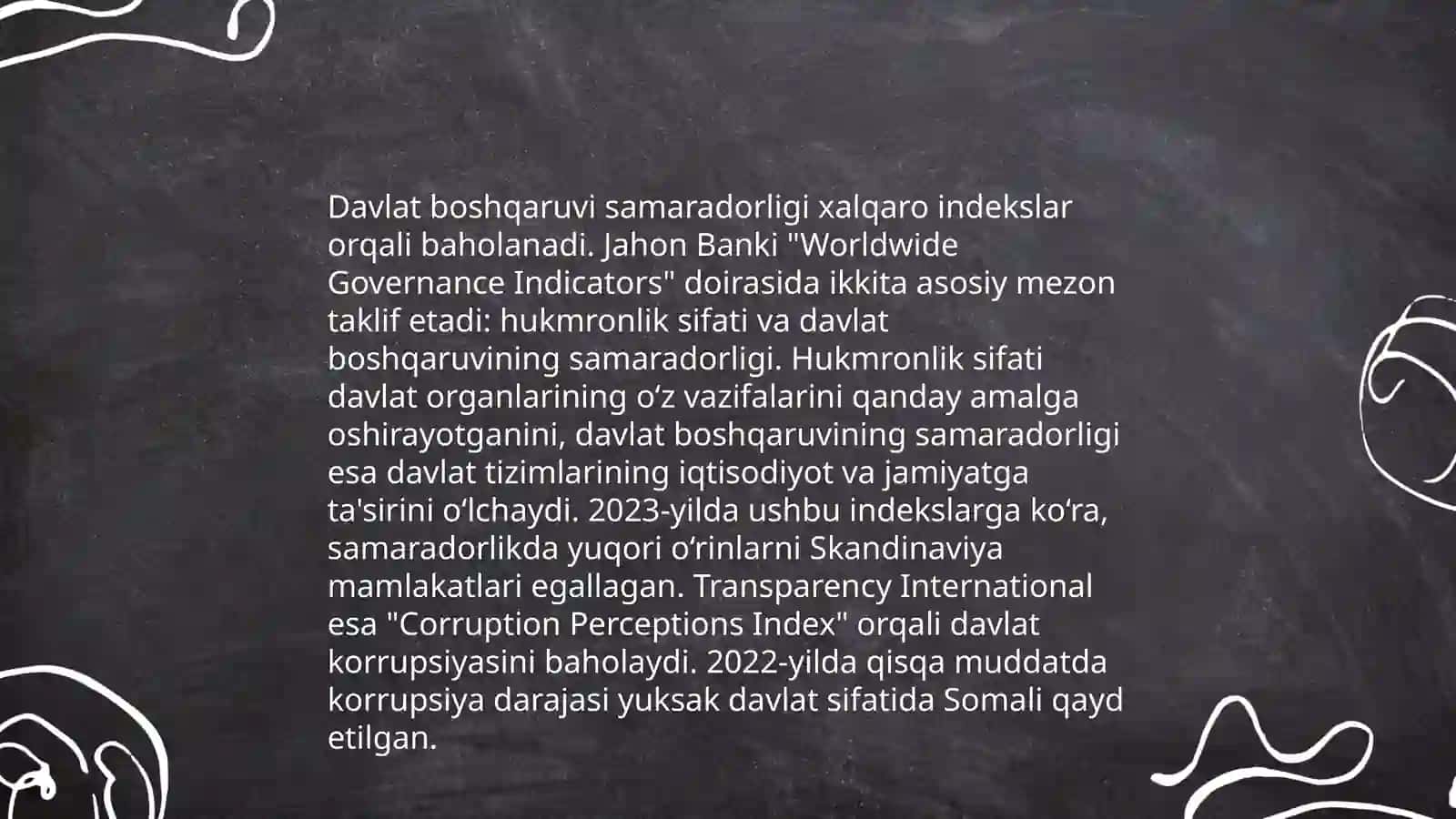 Yangi O‘zbekiston ijtimoiy-siyosiy, iqtisodiy va madaniy hayotida roʻy berayotgan oʻzgarishlarning xalqaro reyting va indekslarda aks etishi 4