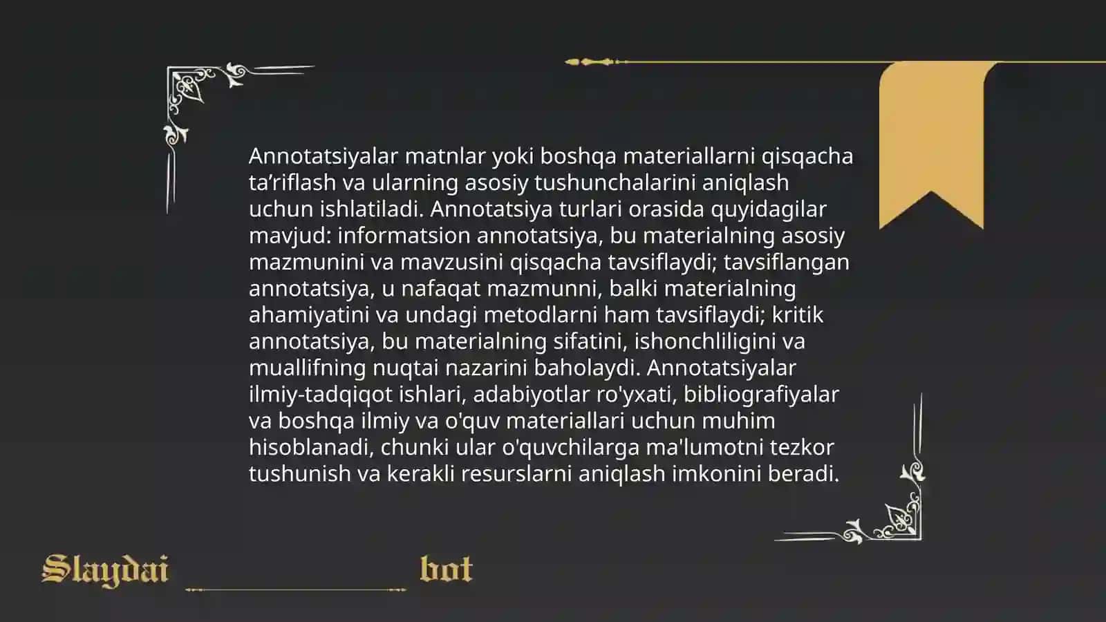 Annotatsiya yozish 4