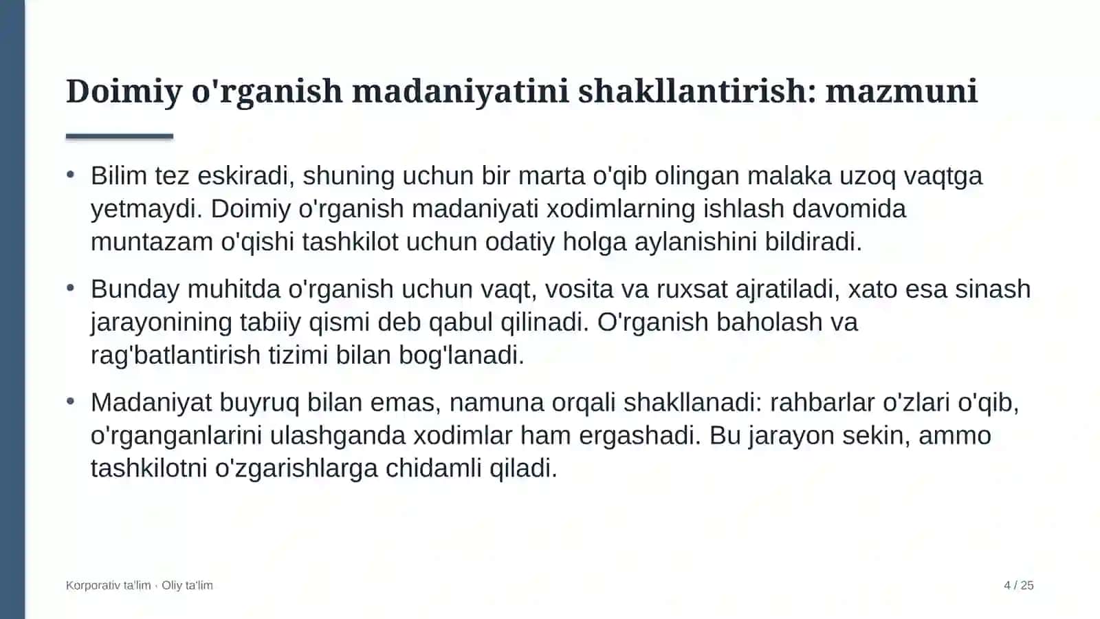 fuqarolik sudlarida doimiy o'rganish madaniyatini shakllantirish 7157 4
