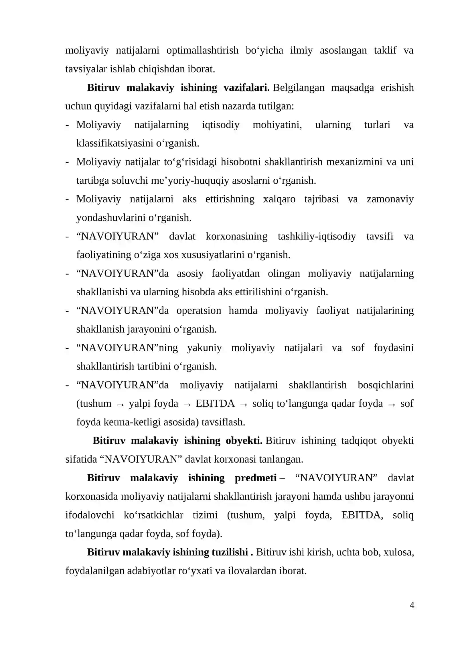 Xо‘jаlik yurituvchi subyektlаrdа mоliyаviy nаtijаlаrning shakllanishi 4