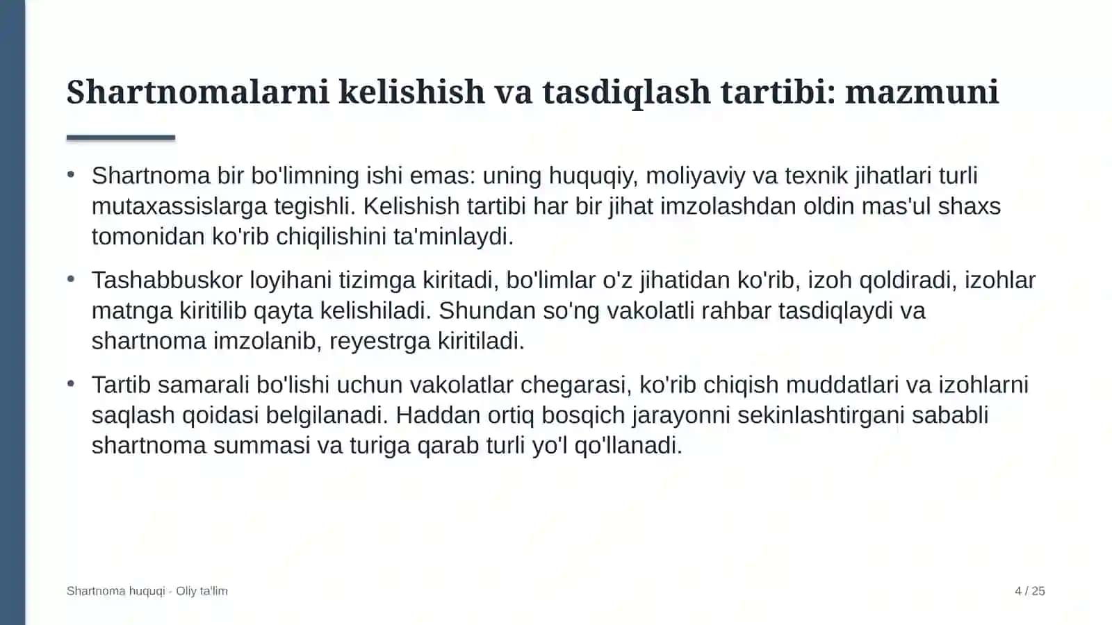 nonvoyxonalarda shartnomalarni kelishish va tasdiqlash tartibi 3371 4