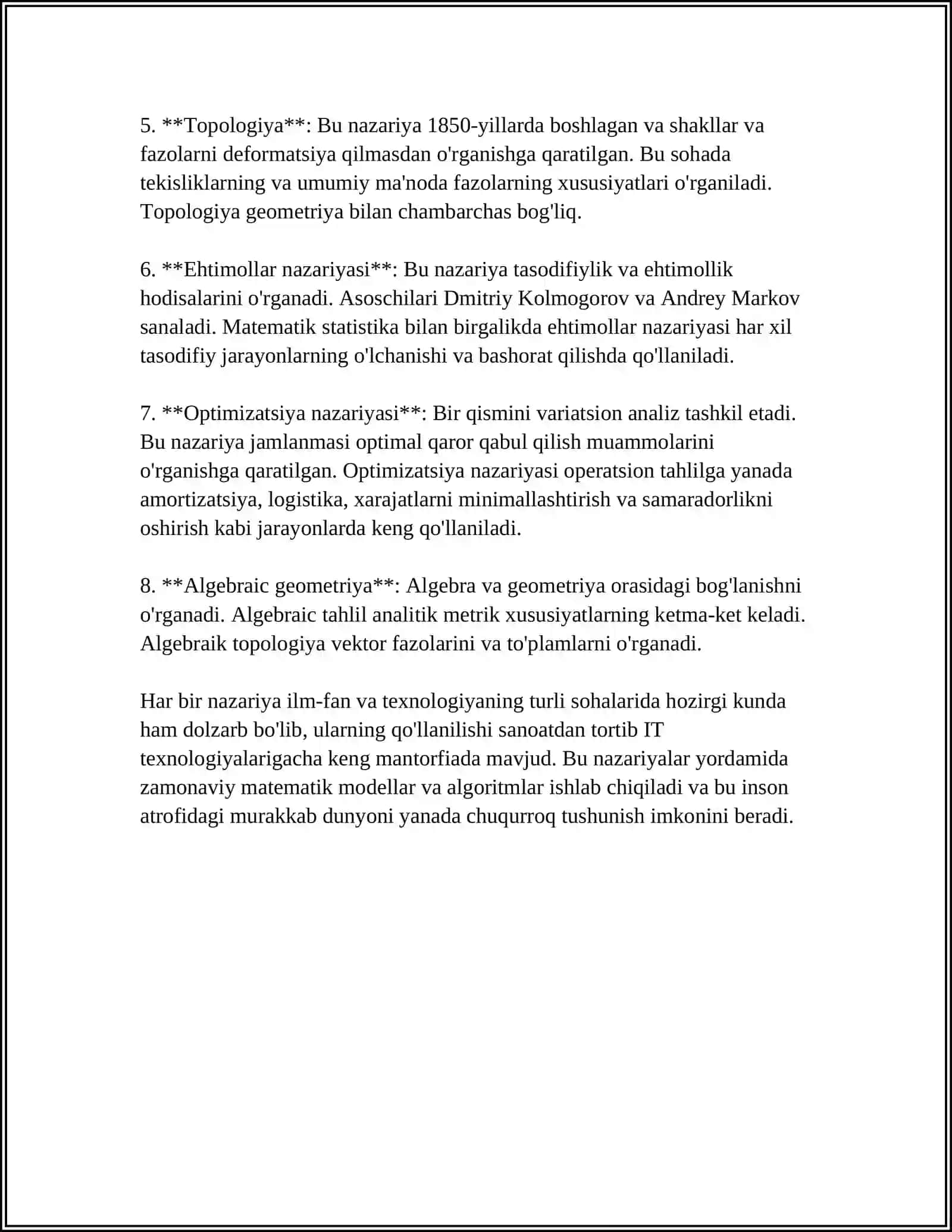 SINFDAN TASHQARI FANLAR BOʻYICHA OʻTKAZILGAN MASHGʻULOTLAR 4