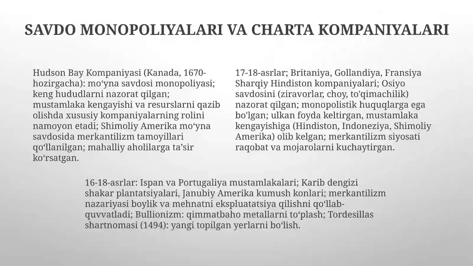Ilk merkantilizm ta'limoti va uning namoyondalari 4