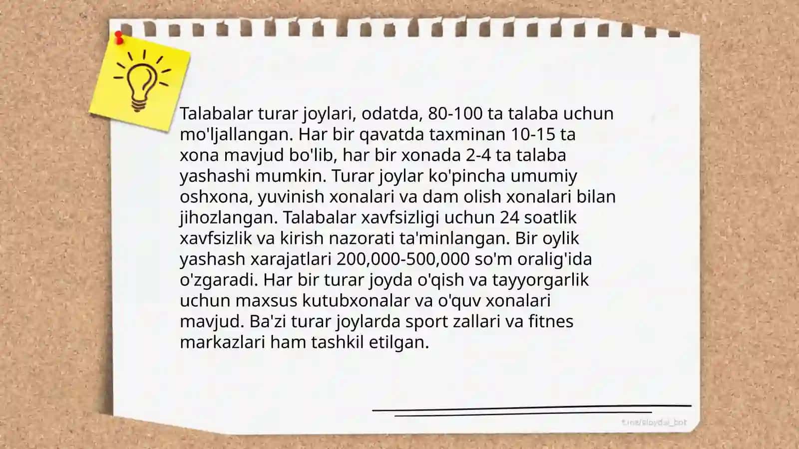 Talabalar turar joyi 4
