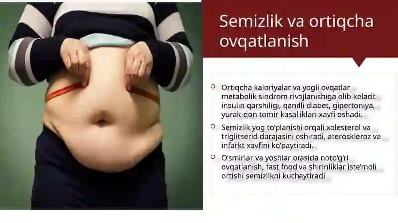 Ovqatlanish va tashqi muhit tasirlari bilan bogliq kasalliklar 4