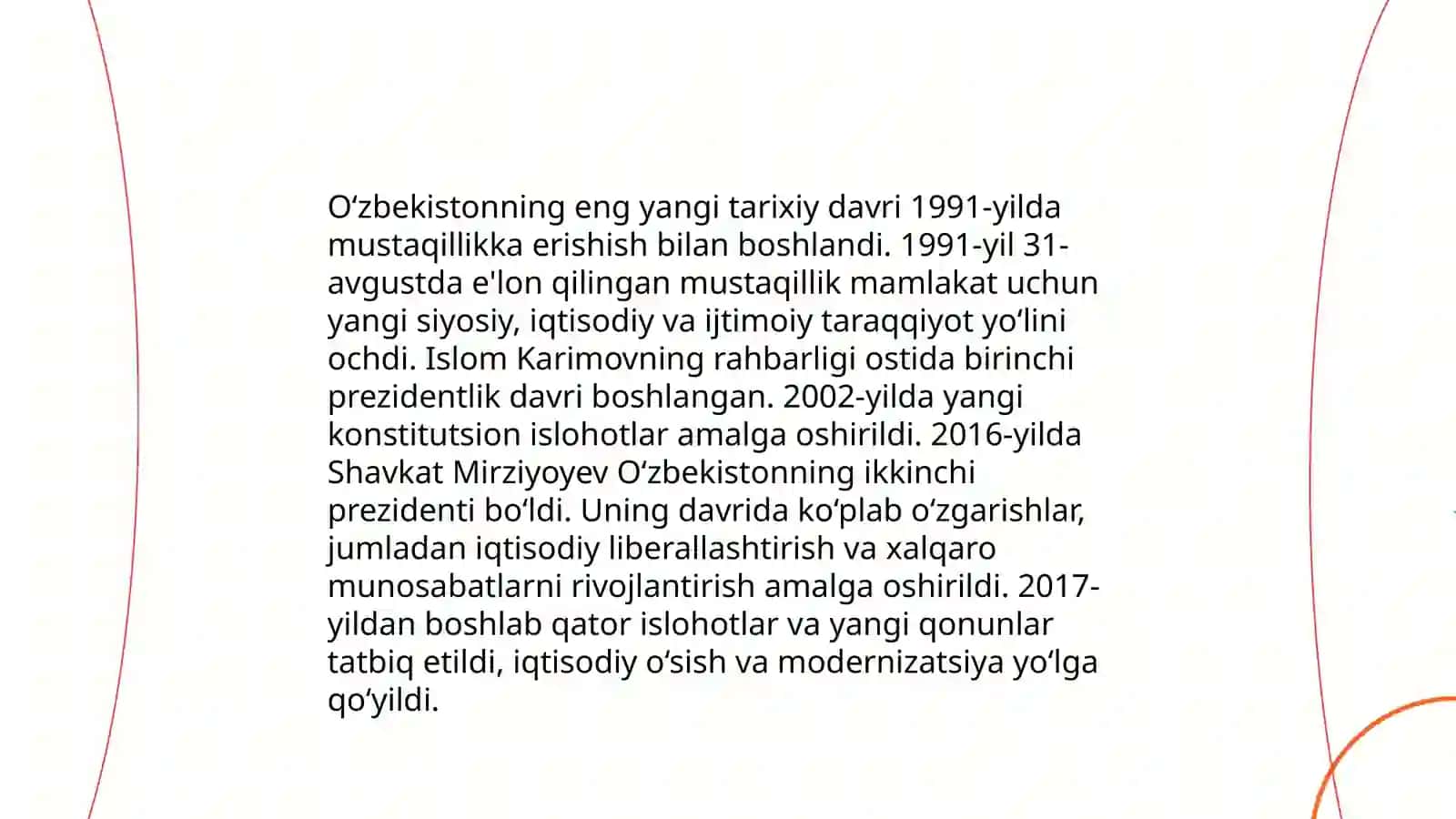 Kirish. O‘zbekistonning eng yangi tarixi fanining predmeti, maqsadi va vazifalari, nazariy-metodologik tamoyillari 4