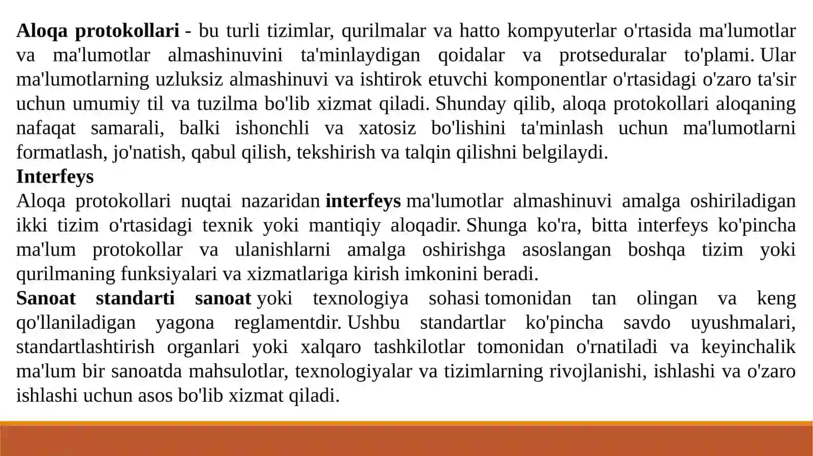 Aloqaprotokollari va aloqachoy tarmoqlari 4
