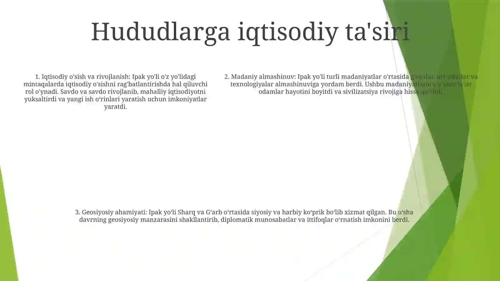 Buyuk Ipak Yo'Lining Iqtisodiy Geografik Ahamiyatini O'Rganish 4