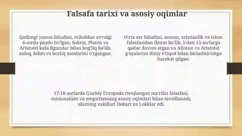 Inson falsafasi 4