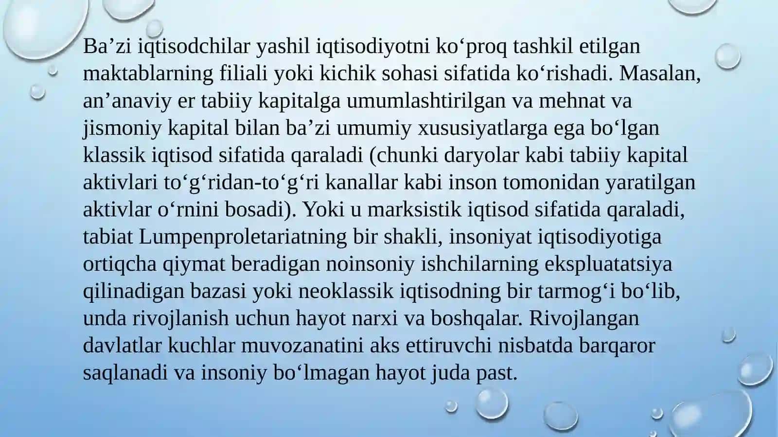 “Yashil iqtisodiyot” konsepsiyasi va global iqtisodiy siyosatdagi ahamiyati 4