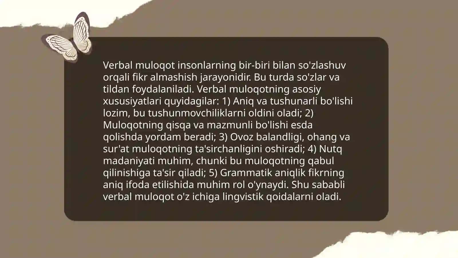 Patsient bilan Verbal va noverbal muloqot koʼnikmalari 4