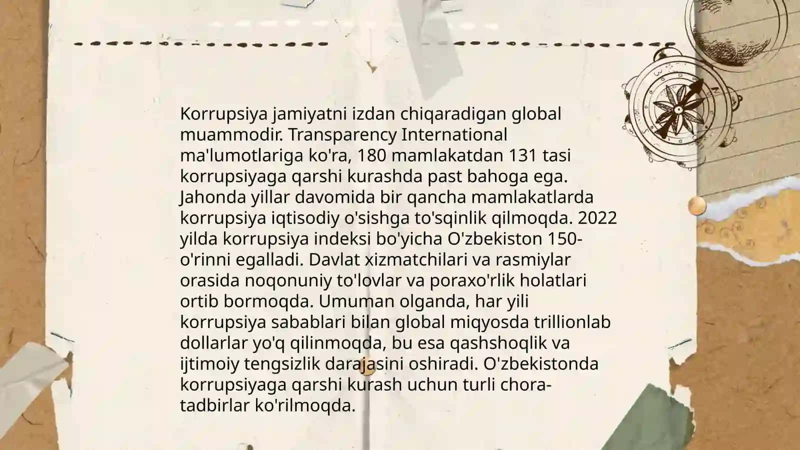 Jahon miqyosida korrupsiyaning roli 4