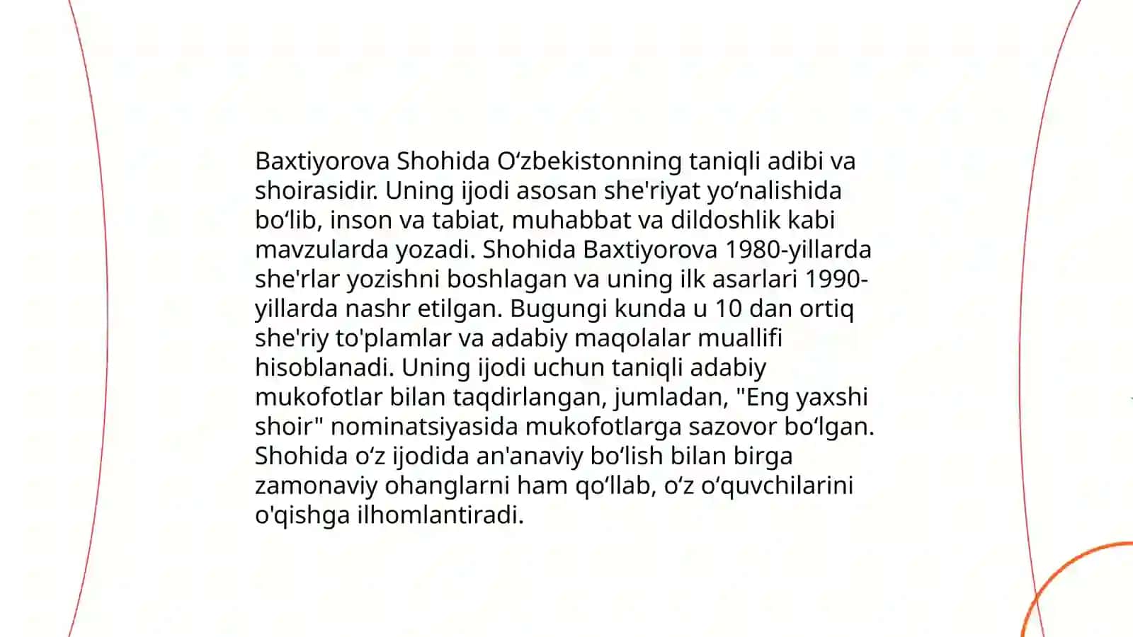 Baxtiyorova Shohida 4