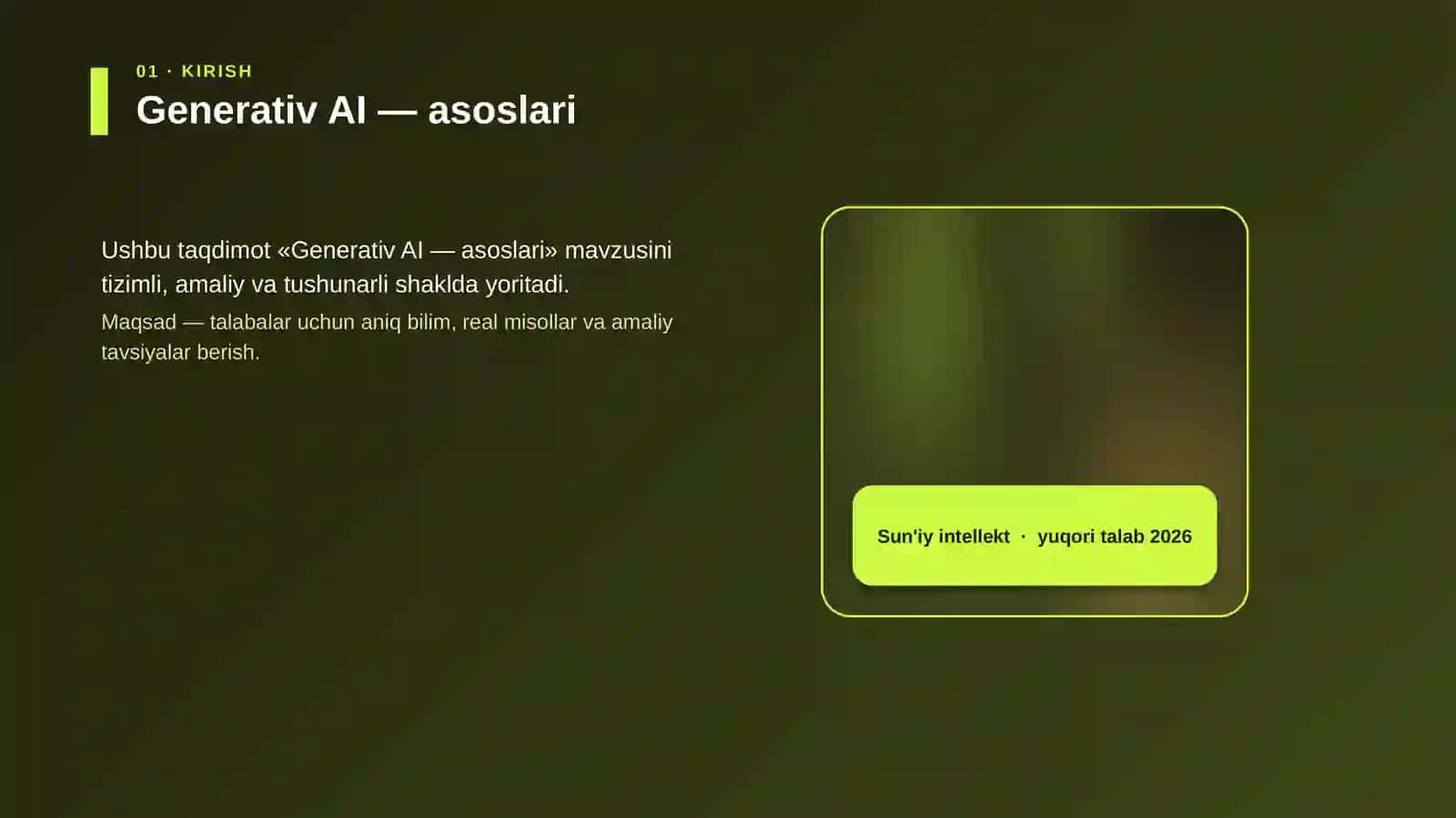 Generativ AI — asoslari 4