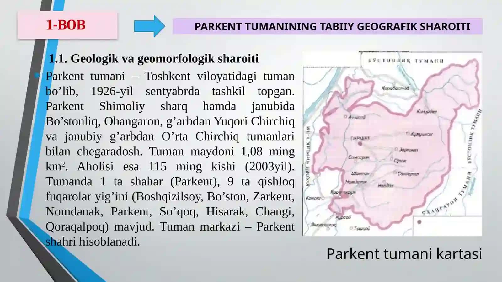 PARKENT TUMANIDA SUV KADASTRINI YURITISHDA MASOFADAN ZONDLASH MATERIALLARINI QO’LLASH BITIRUV MALAKAVIY ISHI 4