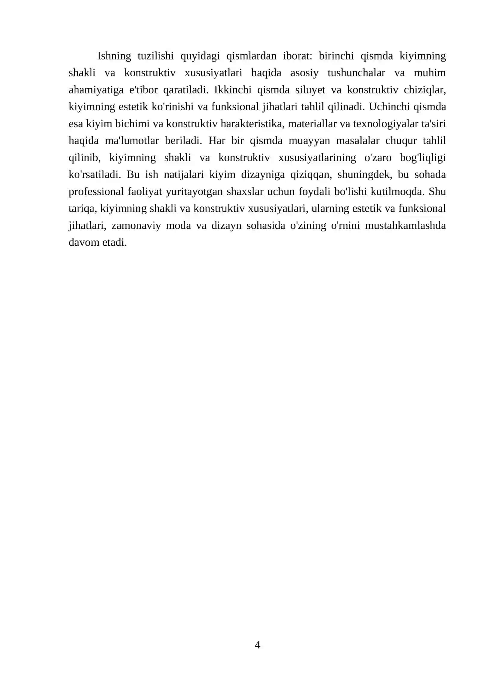 Kiyimning shakli va konstruktiv xususiyatlari 4