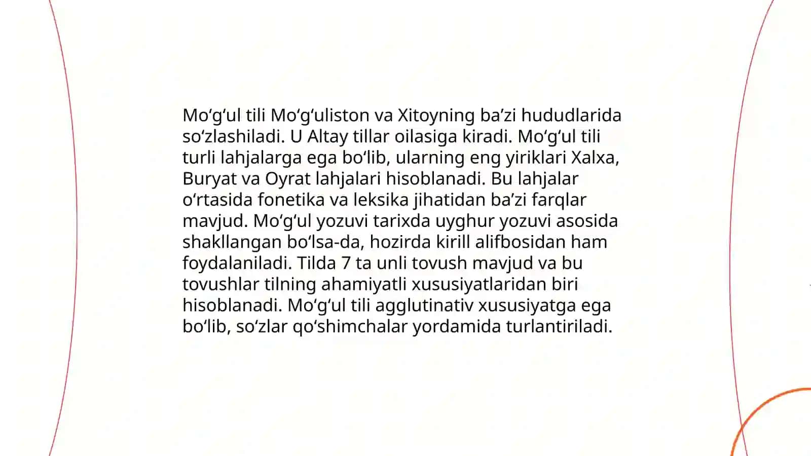 Turkiy tillar va mogʻul, xitoy, arab, fors-tojik tillari 4