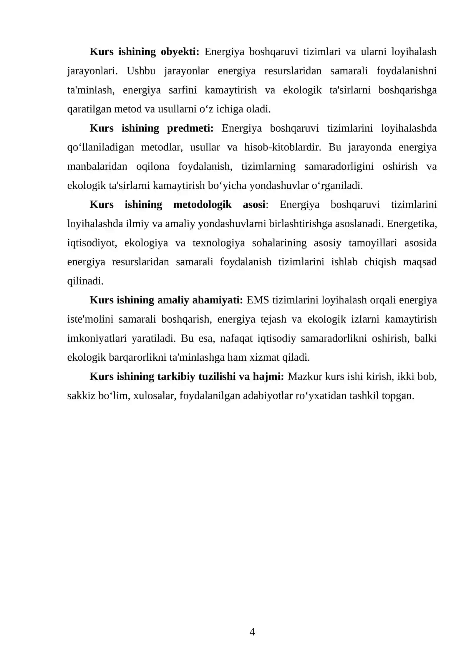 KORXONADA ASOSIY VOSITALARNING KIRIMI VA CHIQIMINI HISOBGA OLISHNI AVTOMATLASHTIRISH TIZIMINI ISHLAB CHIQISH 4