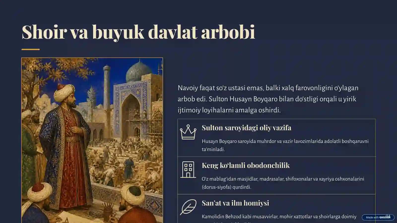 O‘zbek mumtoz adabiyoti va davlat tarixi 4