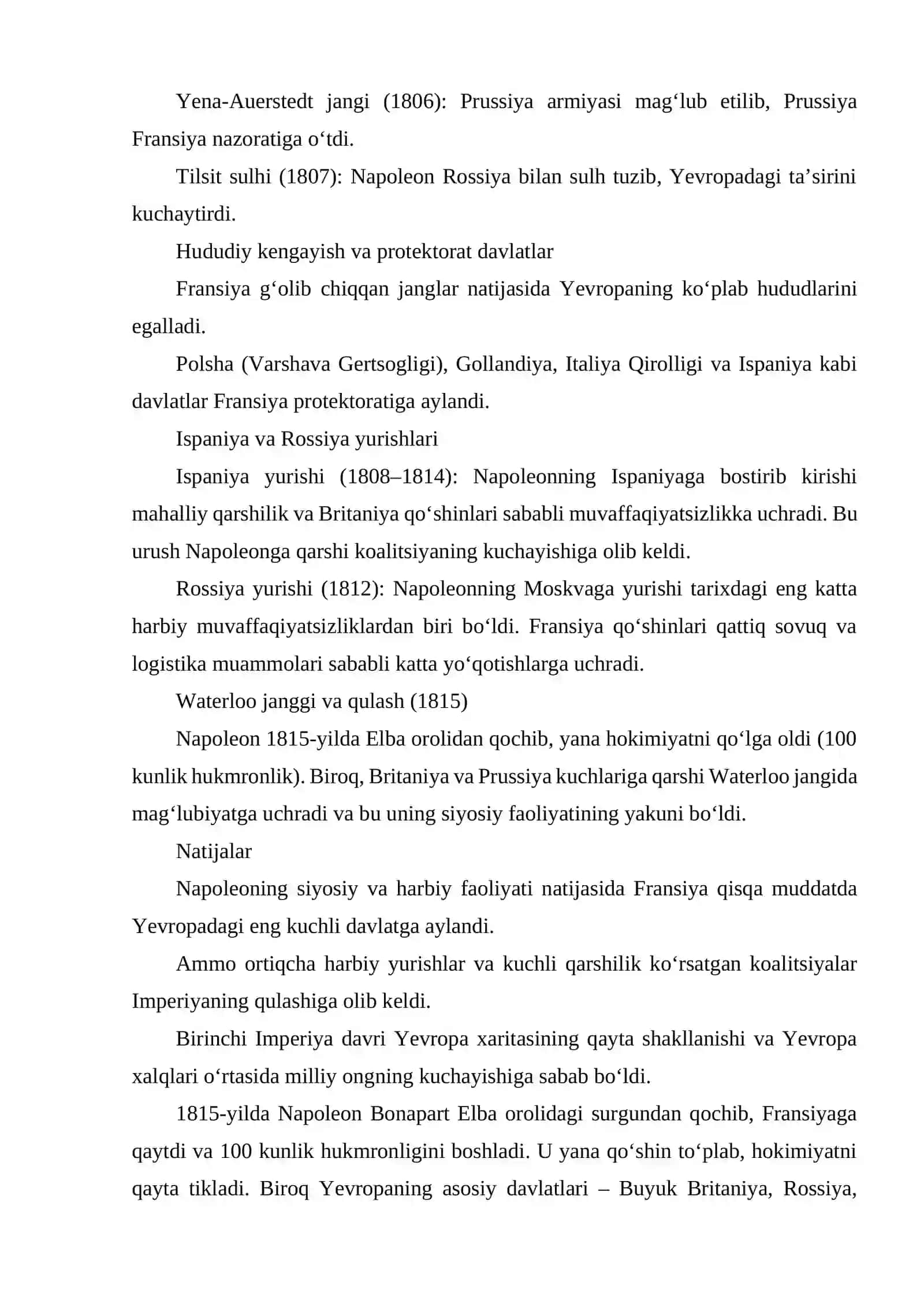 BIRINCHI EMPERIYA DAVRIDA FRANSIYA 4