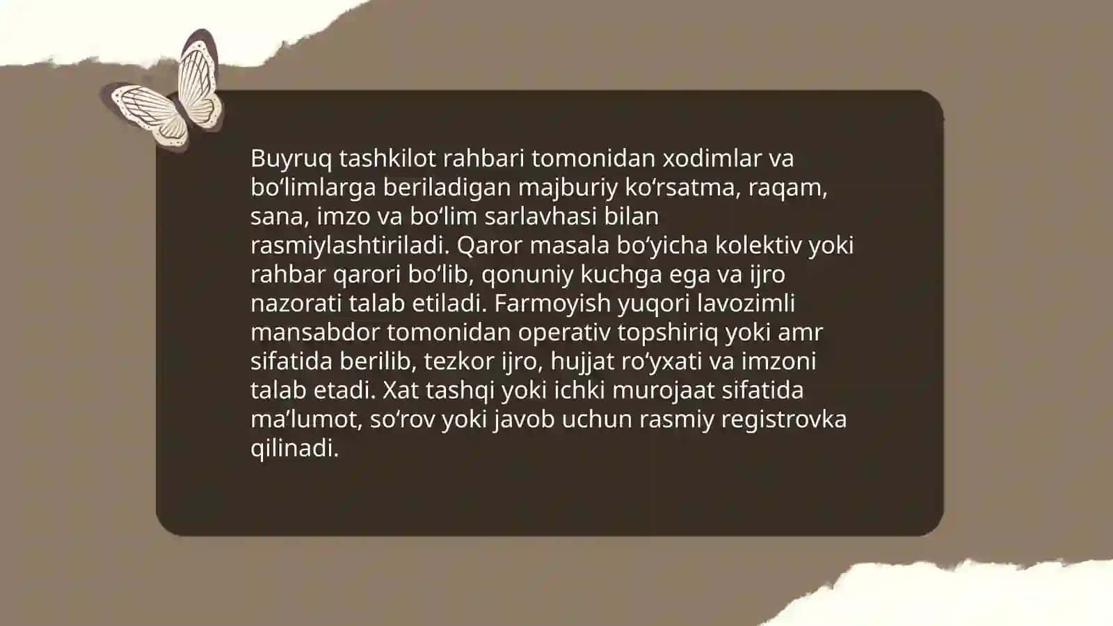 Xizmat va yozishma yozilish tartibi 4