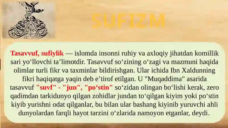 Islom tarixida tasavvuf 4