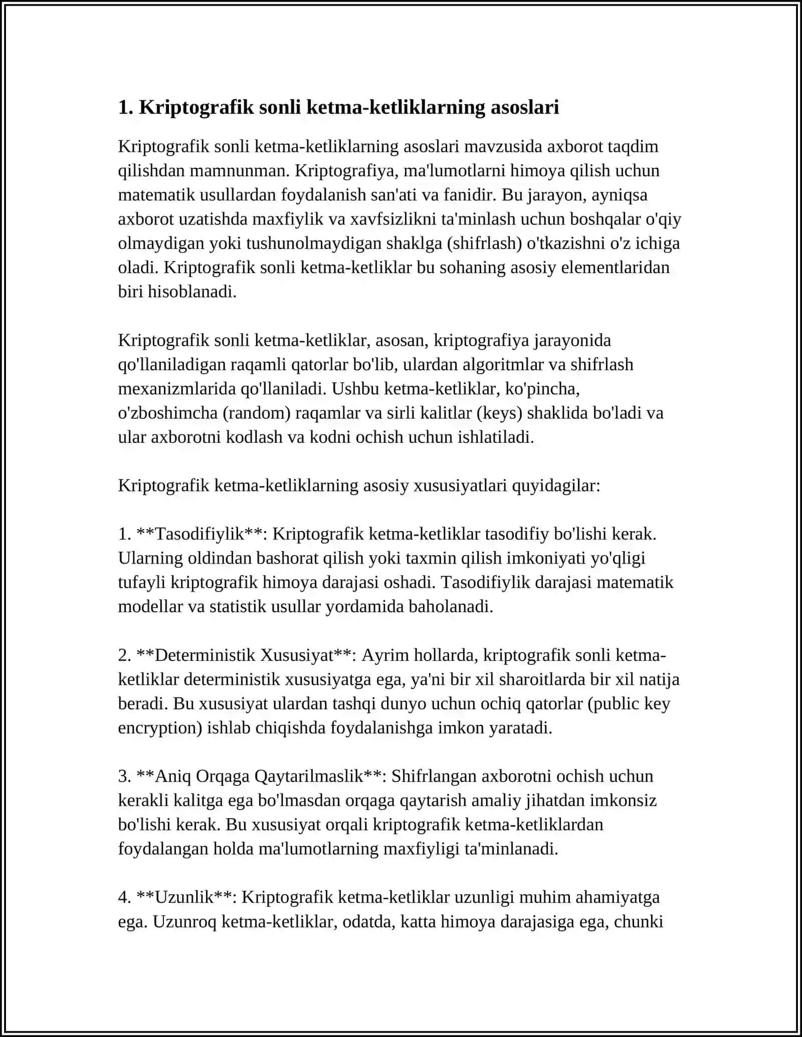 KRIPTOGRAFIYADA SONLI KETMA-KETLIKLAR TATBIQLARI 4