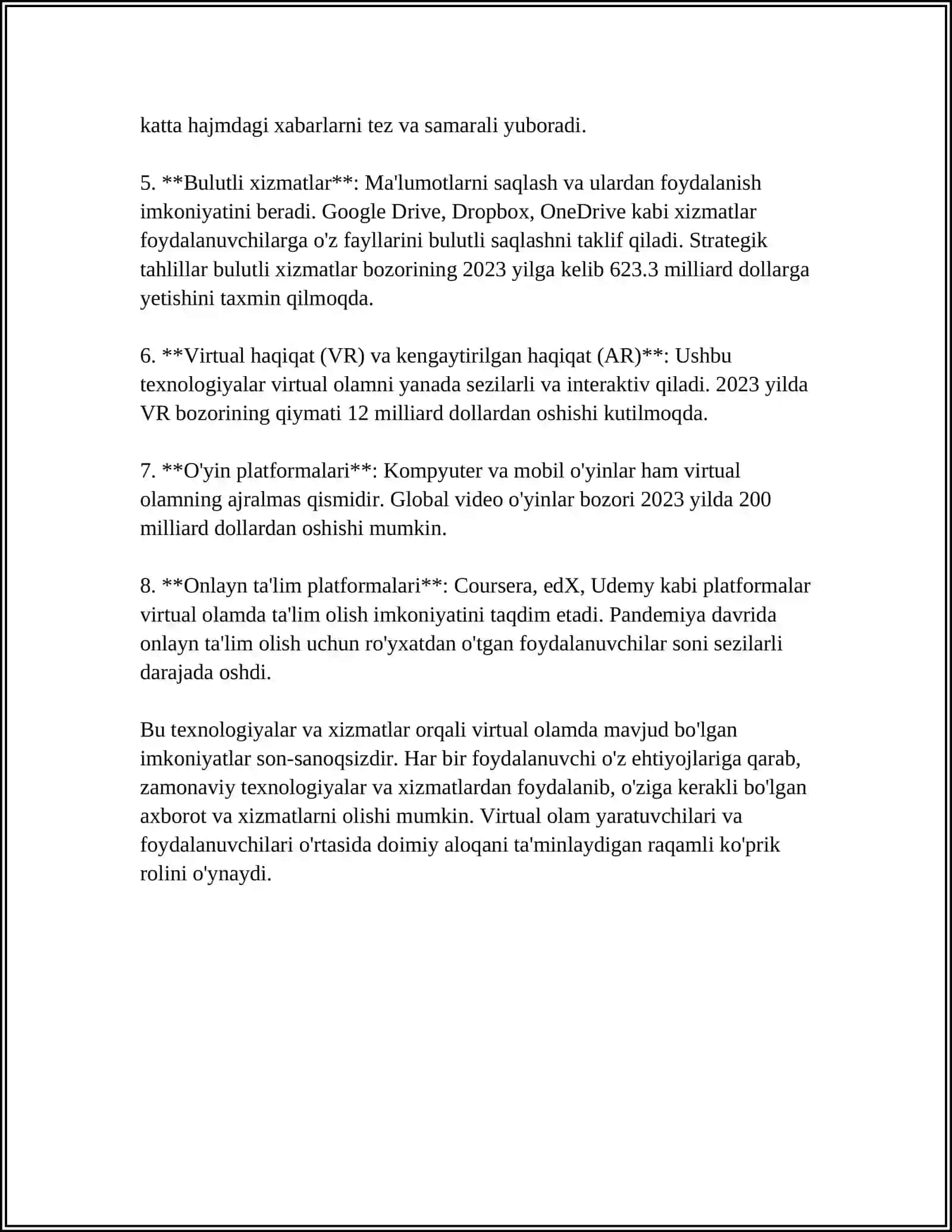 VERTUAL OLAM JOZIBADORLIGIGA QARAMLIK 4