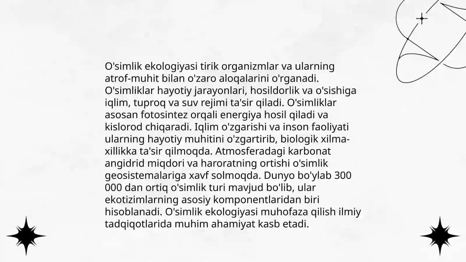 Ekologiya fani va uning vazifalari 4