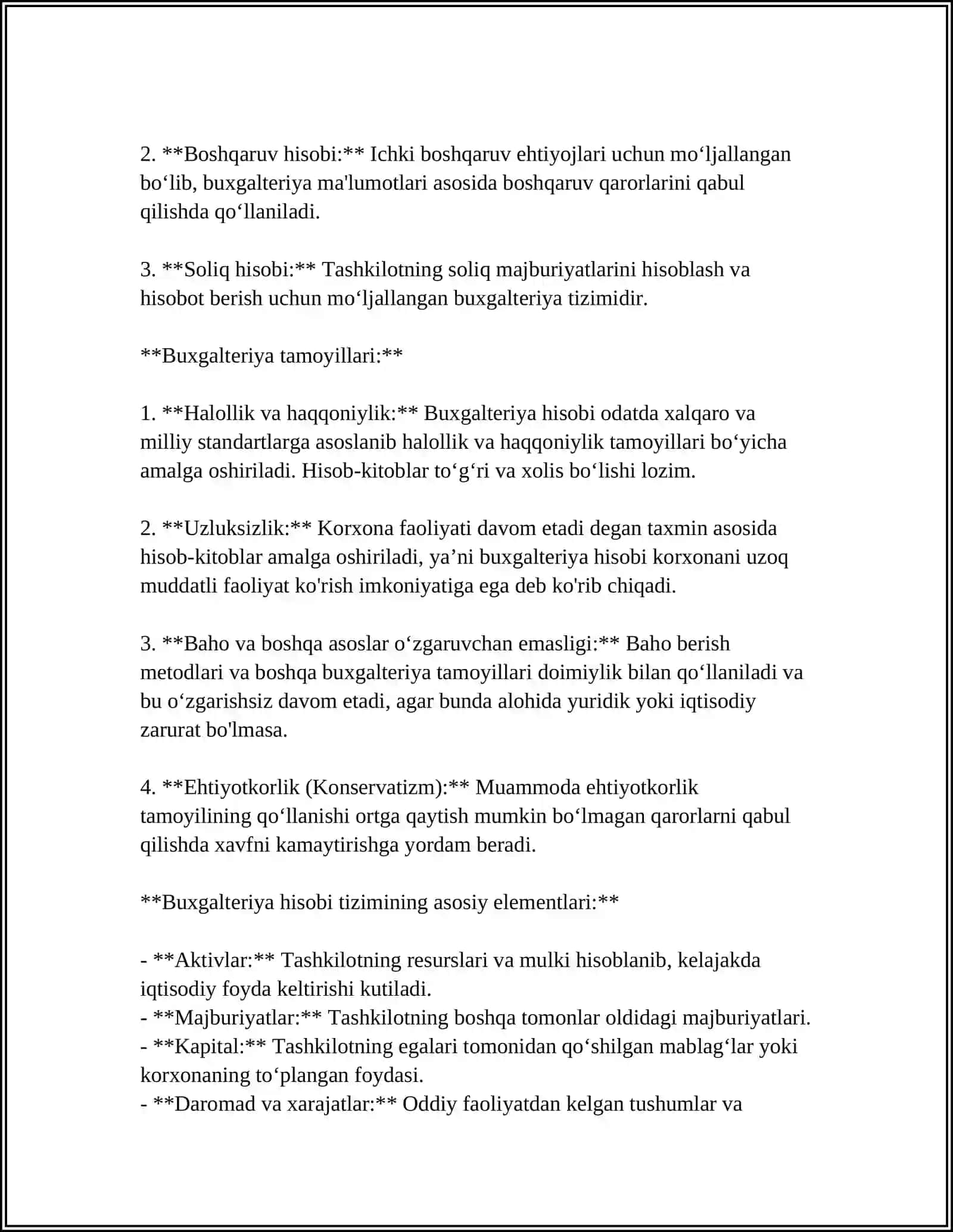 BUXGALTERIYA HISOBINING PREDMETI 4