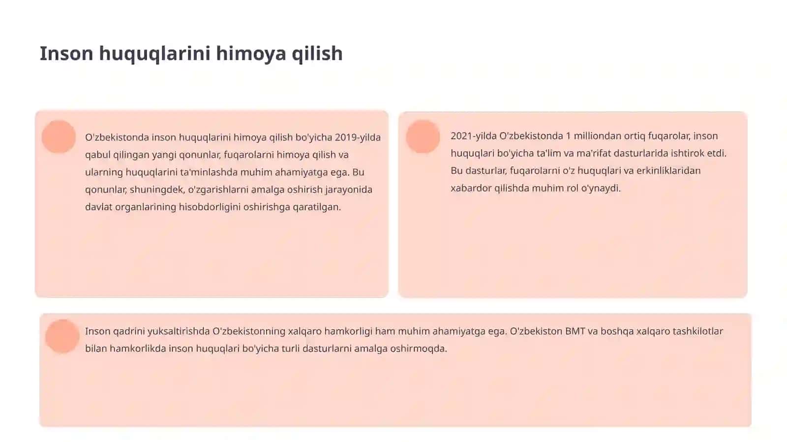 Inson qadrini yuksaltirish va erkin fuqarolik jamiyatini yanada rivojlantirish 4